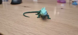 Articulated Iguana Print in place flexi fidget