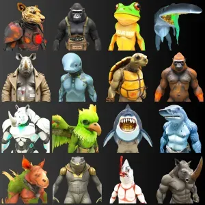 BeastBound Guardians – Anthro Warrior Collection