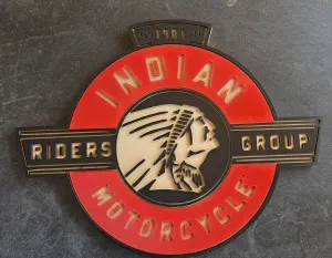 Indian Motorcycle Schild