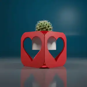 Modular Heart Planter
