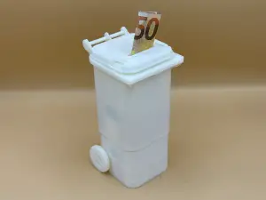 Cash can - Waste Bin Coin Bank