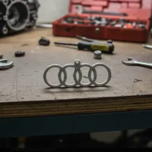 Audi Logo Keychain – Single Color