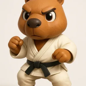 capivara judo/ coleção esportes / capybara