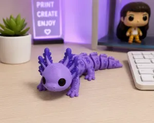🦎 Articulated Flexi Axolotl