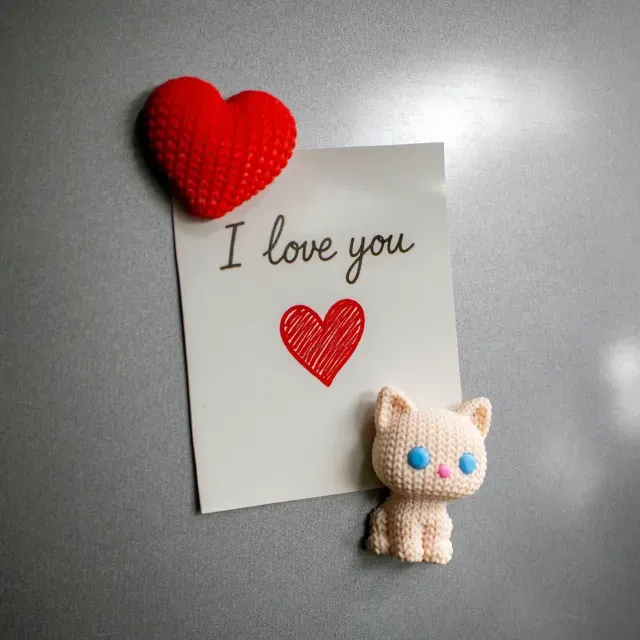 Knitted Fridge Magnet Pack