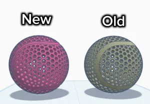 Airless tennis ball v2