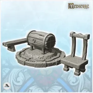 Accessory set with barrel (1) - miniatures warhammer mini RP