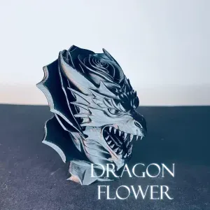 Dragon flower decor