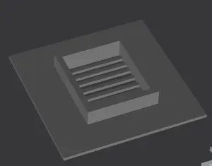 Quintana Bathroom Grille 12x12 cm