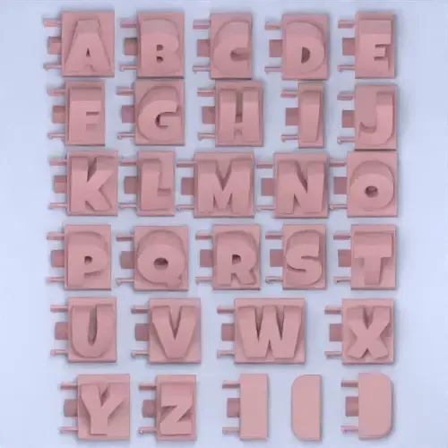 3D name from letters - Playful Font — Фото 3 из 9