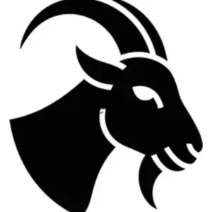logo ganado cabrio cabra chivo
