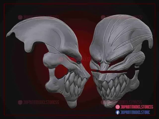 Hollow Mask - Kurosaki Ichigo Bleach Mask - Anime Cosplay — Image 8 of 9