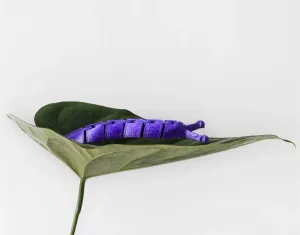 Articulated moving slug keychain