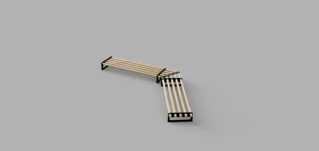 Modular monitor stand desk shelf 3D printed desk organizer — Фото 4 из 9