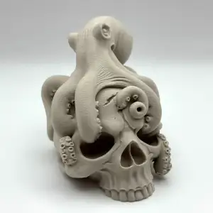 Squid Skull Decor