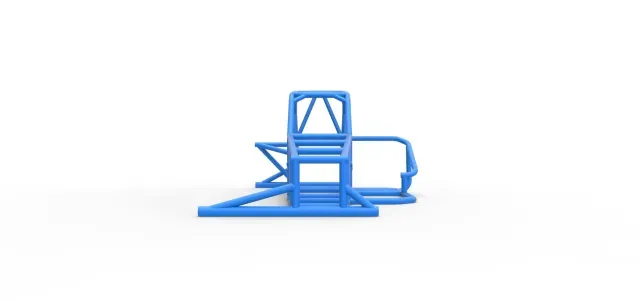 Frame of Supermodified front engine race car V2 Scale 1:25 — Фото 5 из 9