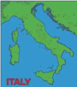 Map of Italy