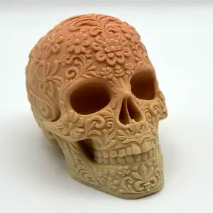Flower Ornament Skull
