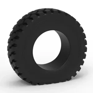Offroad tire 75 deflated Scale 1:25