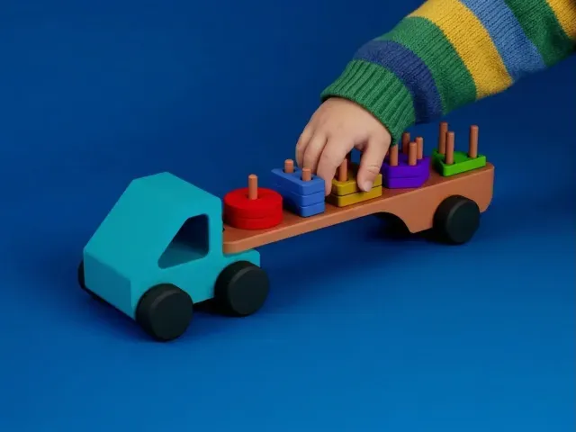 Montessori Shape Sorter Truck | Educational Modular Toy — Фото 3 из 9