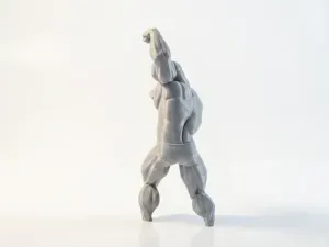 Muscle Man Bodybuilder Figurine Fitness 3D Printable