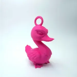 🦢 Elegant Swan Keychain – Cute 3D Printable