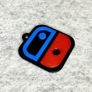 Nintendo Switch Logo Decor Keychain