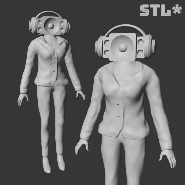 SPEAKER WOMAN FROM SKIBIDI TOILET | 3D FAN ART — Фото 4 из 5