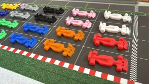F1 Board Game Mini Racing Car - Easy Print