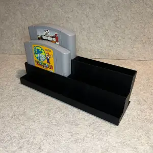 Display stand holder for Nintendo64 games