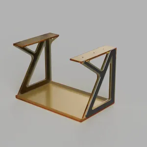 speaker stand under desk