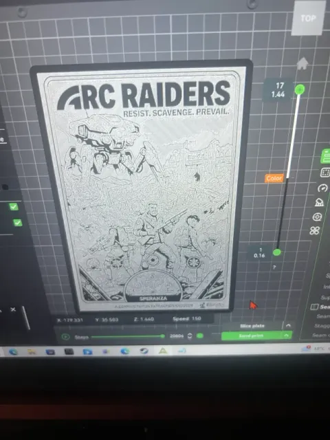Arc Raiders V2 Hueforge 134x200 — Image 2 of 4