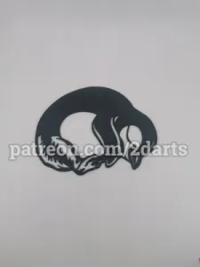Sleeping Baby Penguin Wall Art
