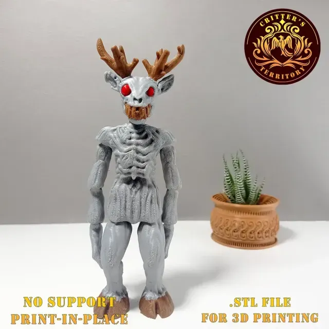 FLEXI WENDIGO HALLOWEEN SPECIAL | PRINT IN PLACE — Фото 5 из 8