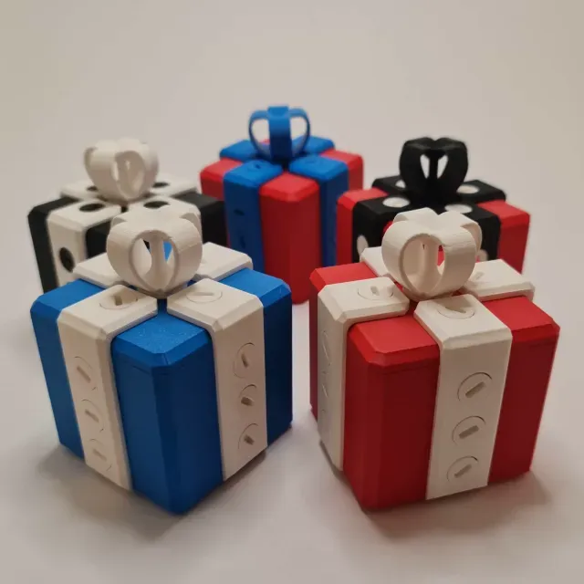 Gift Box Locked with 16 Screws