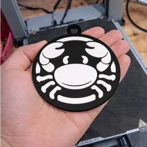 keychain the zodiac cancer