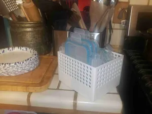 tall organizer basket