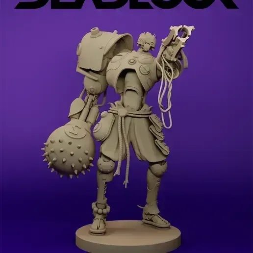 BEBOP | DEADLOCK | 3D PRINTABLE FIGURINE — Фото 3 из 9