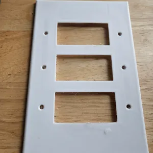 Extra Large, Extra Deep 3-Gang Rocker Switch Cover