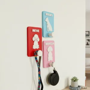 Custom Beagle Dog Leash Holder