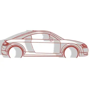 Audi TT 8N - Silhouette Wall Decoration