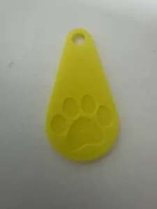 Supermarket Keychain Dog Paw Print