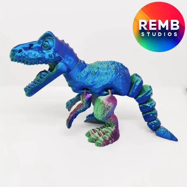 Flexi T-Rex Dinosaur | Articulated Trex NO support