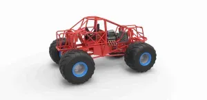 Monster truck base Version 1 Scale 1:25