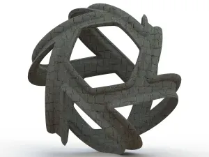Wireframe Shape Geometric Keyshot Ball