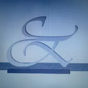 Letra (&). fuente Vivaldi en Mayúscula.