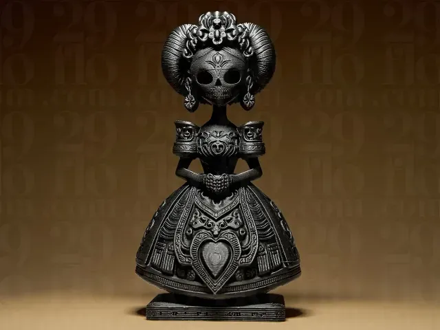 Dia Dos Muertos Figurine — Image 2 of 9