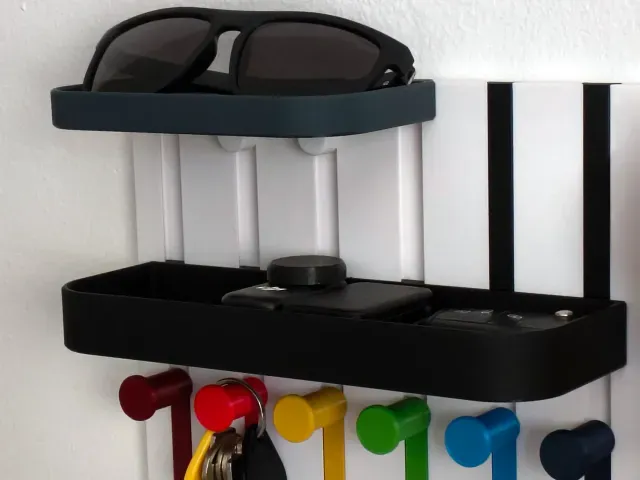 Modular Key and Accessories Wall Holder — Image 5 of 9