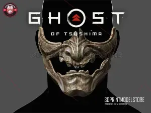 Ghost of Tsushima Skeletal Mask - Japanese Oni Samurai Mask
