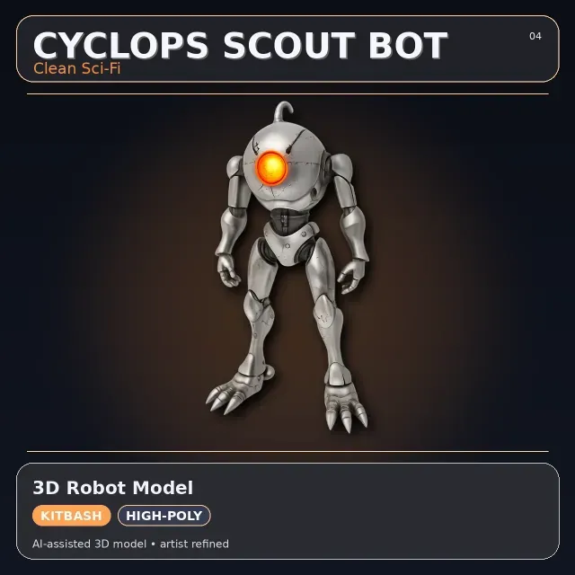 Mythic & Mech Character Collection – High-Poly Kitbash 3D — Image 7 of 9